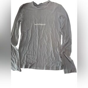 Laura Biagiotti  Long Sleeve T-shirt with ringstone logo on front